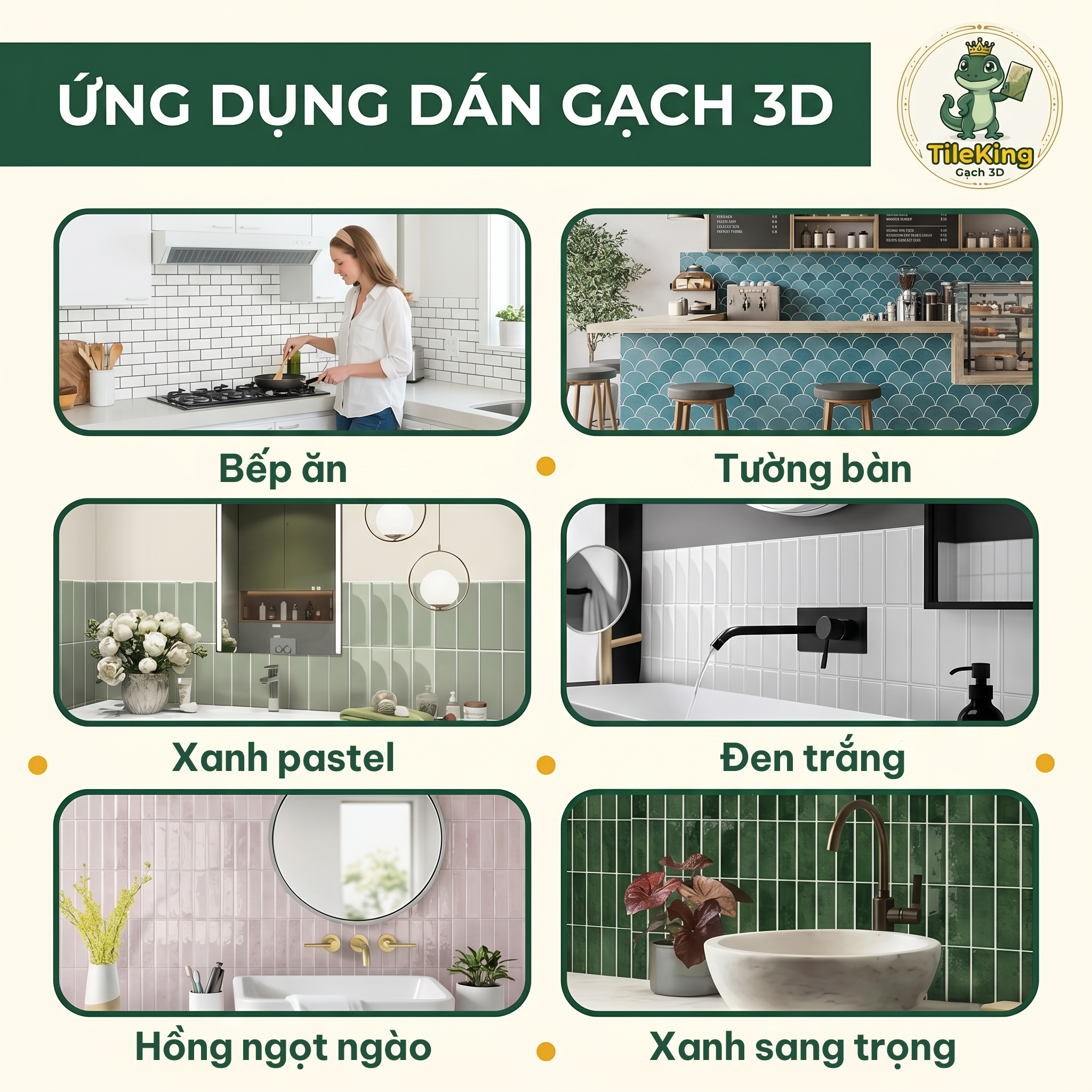 Ứng dụng dán gạch 3D TileKing