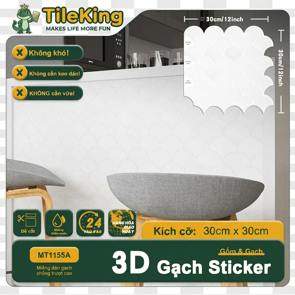 Vảy Cá Trắng Thuần MT1155A