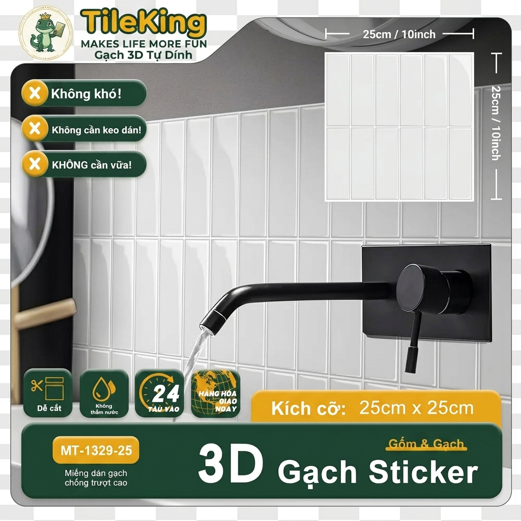 Subway Trắng Thuần MT1329